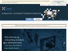 Tablet Screenshot of experis.no
